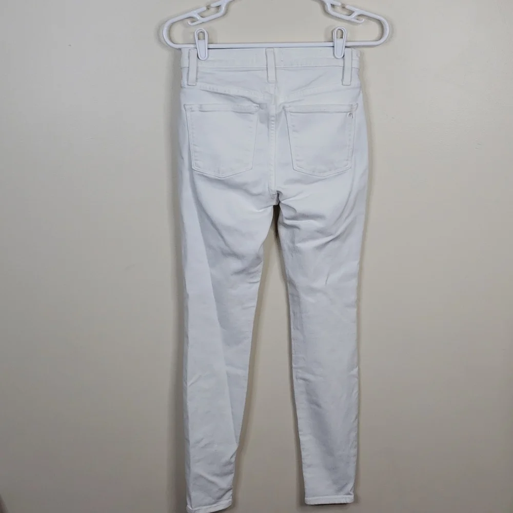 Madewell White 9" skinny jeans - Picture 3 of 4